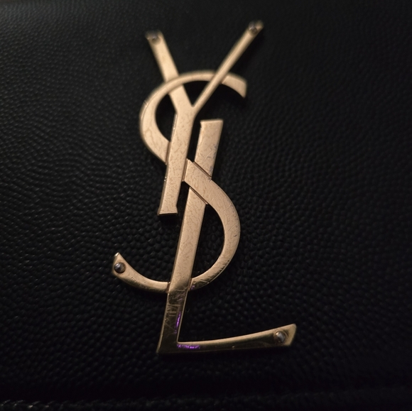 YSL Saint Laurent Kate Grain de Poudre Shoulder Clutch Crossbody BAG - Picture 12 of 15
